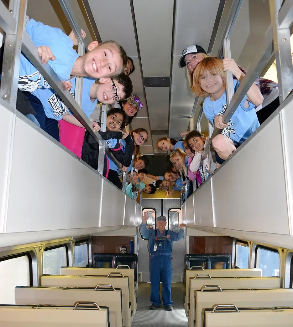 Museumoftheamericanrailroad Combo Walking Tour Traintopia Children Train Car Enthusiasts