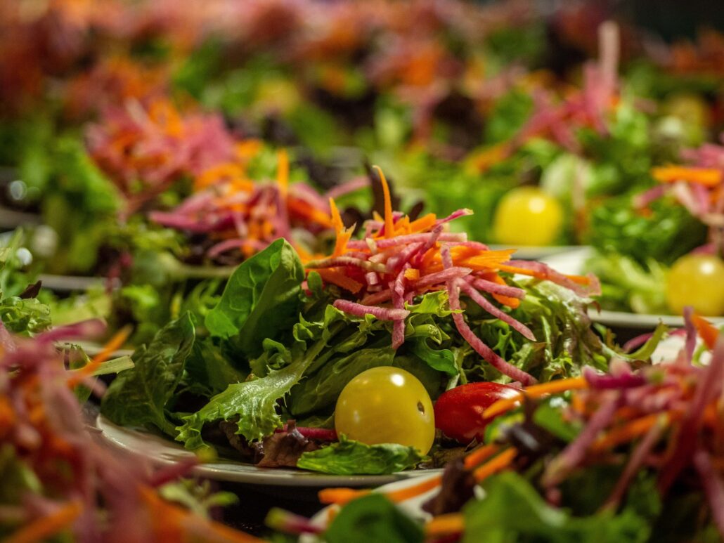 rails-vt_champlain-valley-dinner-train-salad-plates-fresh-vegetables-2 Rails Vt Champlain Valley Dinner Train Salad Plates Fresh Vegetables