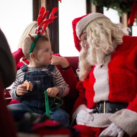 Rmne Santa Express Child Santa Train Visit