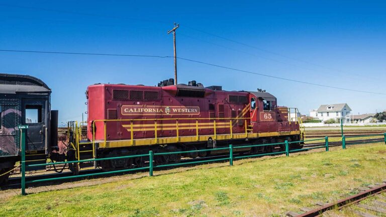 skunktrain_pudding-creek-express-train-california-western-gate-3 Skunktrain Pudding Creek Express Train California Western Gate
